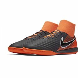 Nike Men's Football Boots Grey Dark Grey Black Total Orange White 080 45.5