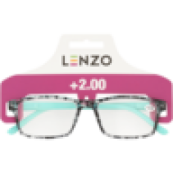 +2.0 Two Tone Frame Reading Glasses