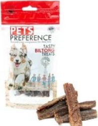 Tasty Biltong Treats 100G Box Of 12 - Tasty Beef Flavoured Droewors Dog Treats