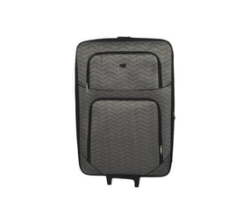 Smte-trolley 1 Piece Travel Spinner Suitcase -fabric -grey 58CM