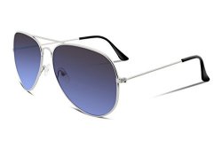 Feisedy Retro Aviator Sunglasses Gradient Lens Men Women Brand Sunglasses B1100
