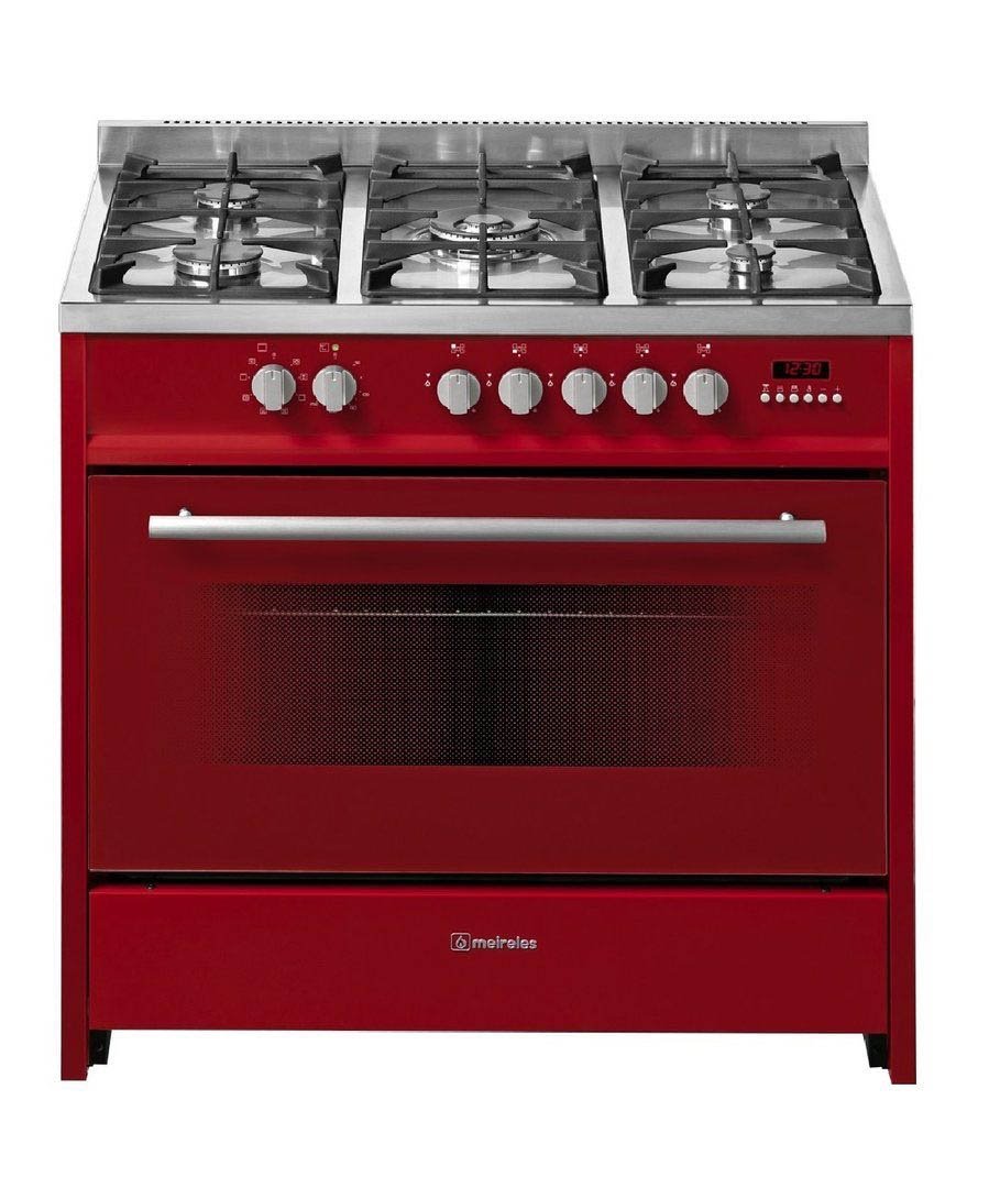 Deals on Meireles 90CM Gas electric Stove Red E915 R Compare Prices