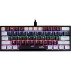 FoxXRay HKM-80 Chronus 60% Mechanical Gaming Keyboard With Backlight Effect Black