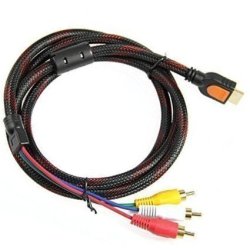 Ankry 5FT 1.5M HDMI To 3-RCA Video Audio Av Component Converter Adapter Cable For Hdtv DVD