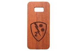 Ndz Performance For Samsung Galaxy S8 Plus Rosewood Wooden Phone Case Custom Engraved - 2 Asses To Risk Lose