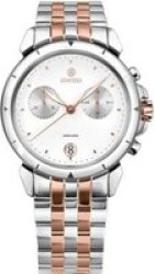 Lewy 6 Swiss Chronograph Men's Watch - Silver