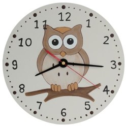 Woodland Owl Clock