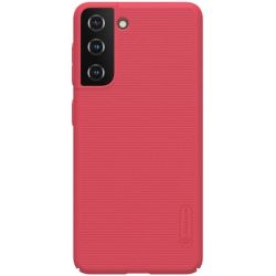 Super Frosted Shield Cover For Samsung Galaxy S21 6.2 Red