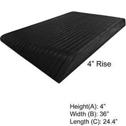 Rise 4 Rubber Power Wheelchair Scooter Threshold Ramp
