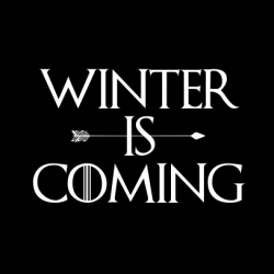 Winter Is Coming Sweater Black