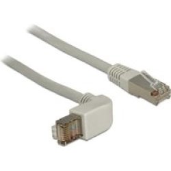 3M CAT.6A Sstp Networking Cable Grey CAT6A S ftp Cable RJ45 Angled Straight 3 M