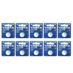Varta CR2032 Lithium Button Cell 3V Battery 10 Pack