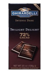 Ghirardelli Chocolate Intense Dark Twilight Delight Pack Of 4