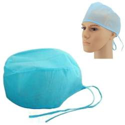 Theatre Surgeon Caps With Ties Pack 100