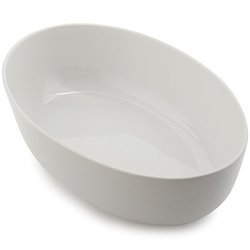 Sur La Table Porcelain Oval Serving Bowl HB0517 12" White