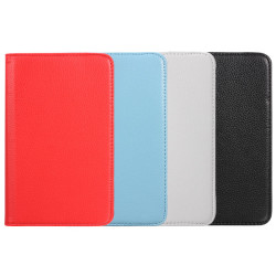Folding Stand Revolving Pu Leather Case Cover 7 Inch For Samsung T280
