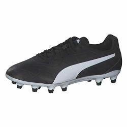 Puma Men's Monarch Fg Football Boots Black White 9