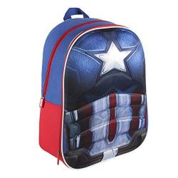 Marvel 2100001566 40 Cm Captain America 3D Effect Suit Backpack Large