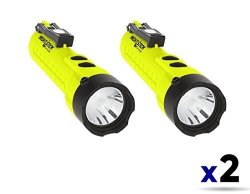 Nightstick XPP-5422GMX X-series Intrinsically Safe Dual-light Flashlight With Dual Magnets Green black 2 Pack