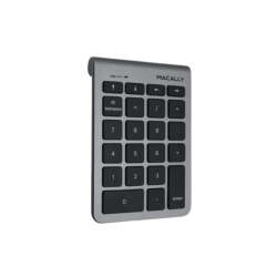 Macally Bluetooth Numeric Keypad For Mac & PC Grey - New