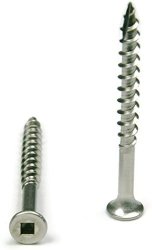 Square Drive Deck Screws 305 Stainless Steel Bugle Head Type 17 Point - 8 X 2 QTY-100