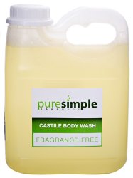Pure Fragrance-free Castile Body Wash 1L
