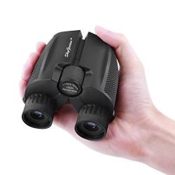 SkyGenius 10X25 Small Compact Lightweight Binoculars With Clear Vision Easy Focus Super Grip. Durable Binoculars For Adults Kids Bird Watching Safari Hiking Travel Concerts