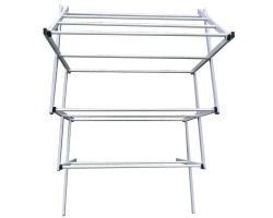 Deluxe Aluminium Foldable Clothes Horse Drying Rack | Reviews Online ...