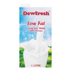Dewfresh Low Fat Uht Milk 1L