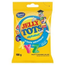 Jelly Tots Lick & Learn Alphabets 100G