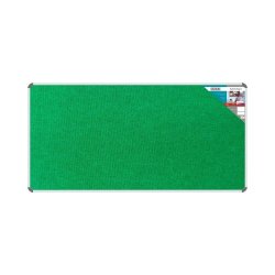 Bulletin Board Ribbed Aluminium Frame 1800X900MM - Palm