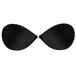 Julimex High Quality Re-usable Black Stick-on Bra Size D
