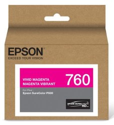 Epson T760320 Ultrachrome HD Vivid Magenta Standard Capacity Cartridge Ink