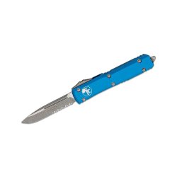Microtech Ultratech S e Blue Apocalyptic Partial Serrated- 121-11APBL