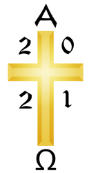 Simple Gold Paschal Easter Candle - 100 X 800MM