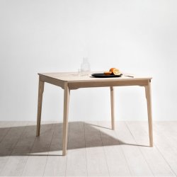 Klip Dining Table - Timber Top - 4 Seater Natural Ash