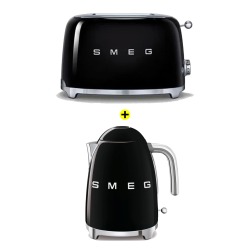 Smeg - Toaster And Kettle Pack - Black