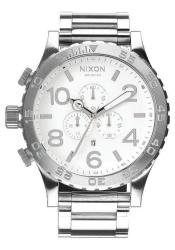 Nixon 51-30 Chrono Men's Watch - High Polish White