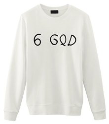Fellow Friends Men's Drake Six God Sweater Medium White