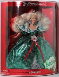 Barbie Collector Special Edition Happy Holidays Barbie Doll 1995