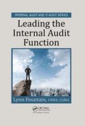 Leading The Internal Audit Function Paperback
