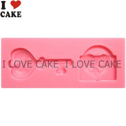 Heart Lovers Silicone Mould For Choclate Or Fondant Size Of Mould 7.5x3cm