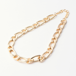 Simple Gold Chain Necklace - Gold