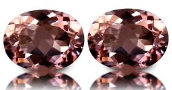 Hpj Reference Point: World Class 2.25 Ct Vvs Peach pink Morganite Pair