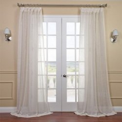 Luxurious Sheer Curtains White