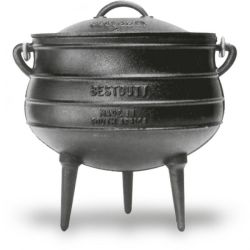 Cast Iron Potjie Pot-size 4 9.3 Litre - 1KGS