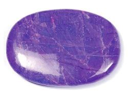 Purple Howlite Palmstone