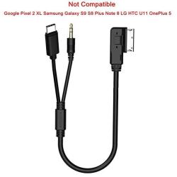 Mercedes USB C 3.5MM Aux Cable Mercedes Benz Ami To Type C Car Audio Music Charger Adapter Compatible With Motorola Mo