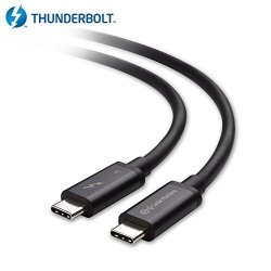 Certified Cable Matters Thunderbolt 3 Usb-c Cable In Black 1.6 Feet 0.5M