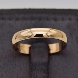 9CT Yellow Gold Plain Wedding Ring